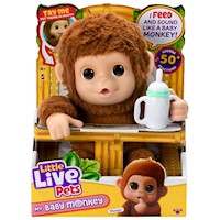 Little Live Pets Muñeco Monito Bebé Interactivo